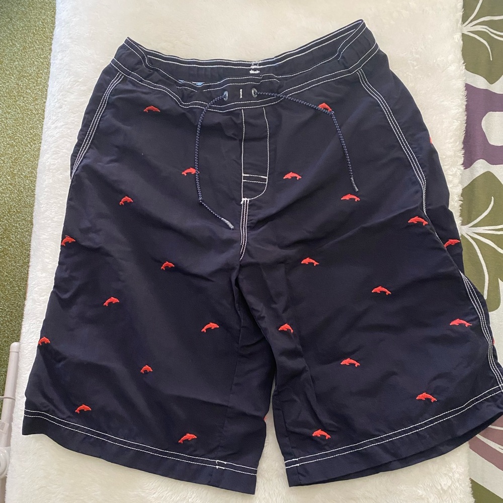 Lands’ End Boys Swim trunks size Medium 10-12